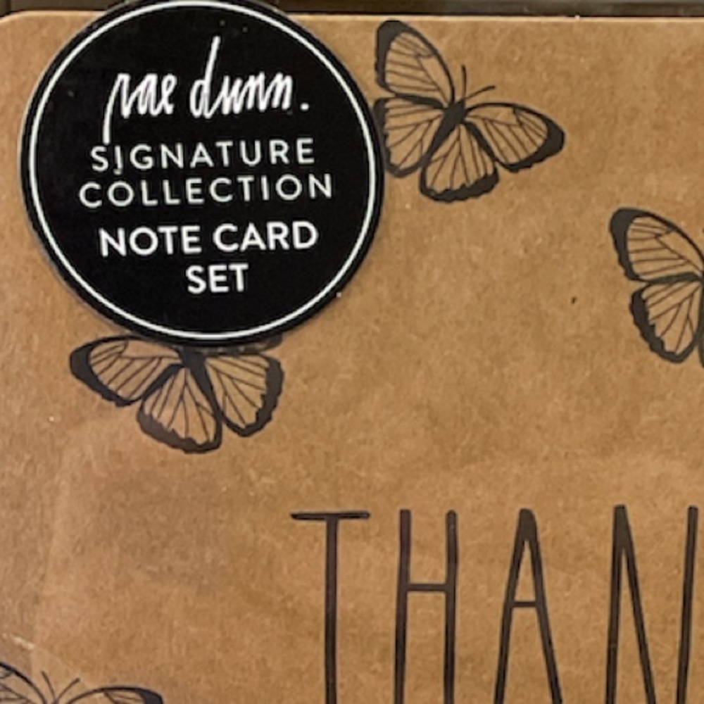 NEW Rae Dunn THANK YOU Note Card Set - Picture 2 of 5